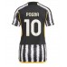 Tanie Strój piłkarski Juventus Paul Pogba #10 Koszulka Podstawowej dla damskie 2023-24 Krótkie Rękawy